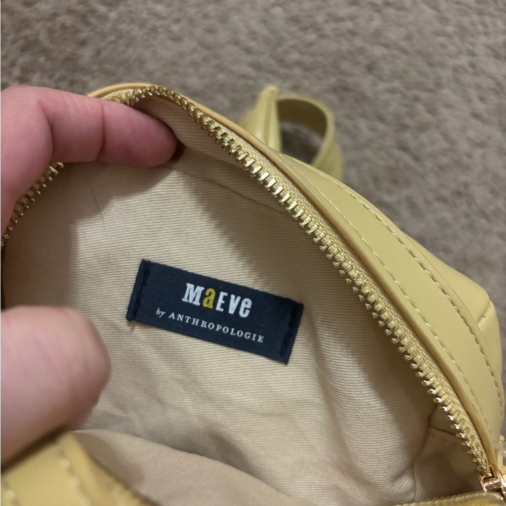 Maeve by Anthropologie Boxy Crossbody Yellow - Picture 6 of 6